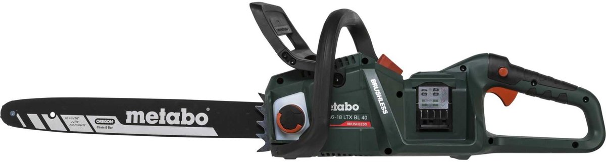 Metabo MS 36-18 LTX BL 40 Kettingzaag Accu 18 V Lengte mes 400 mm Zonder accu, Zonder lader thumbnail 2