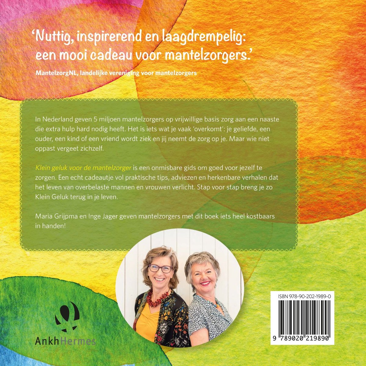 Klein geluk - Klein geluk voor de mantelzorger - back cover