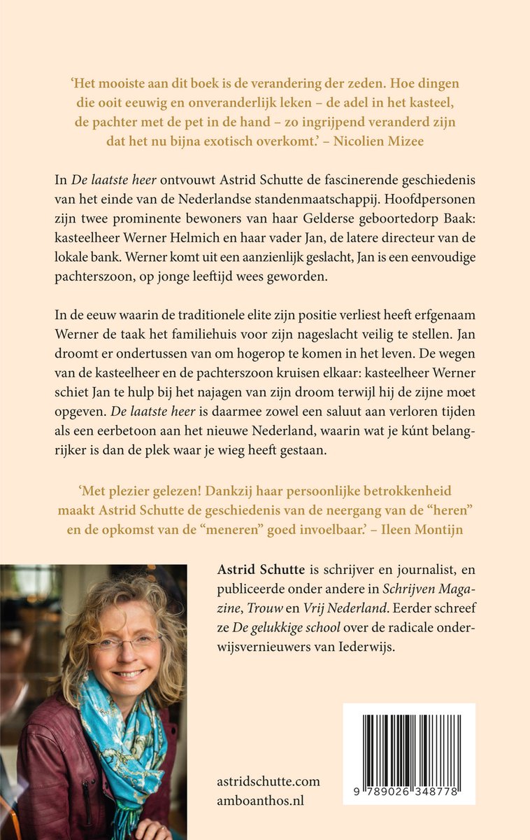 De laatste heer - back cover