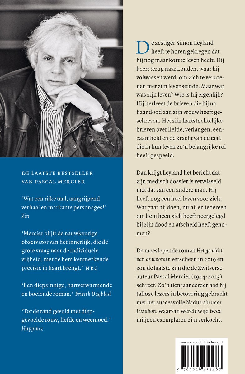 Het gewicht van de woorden - back cover