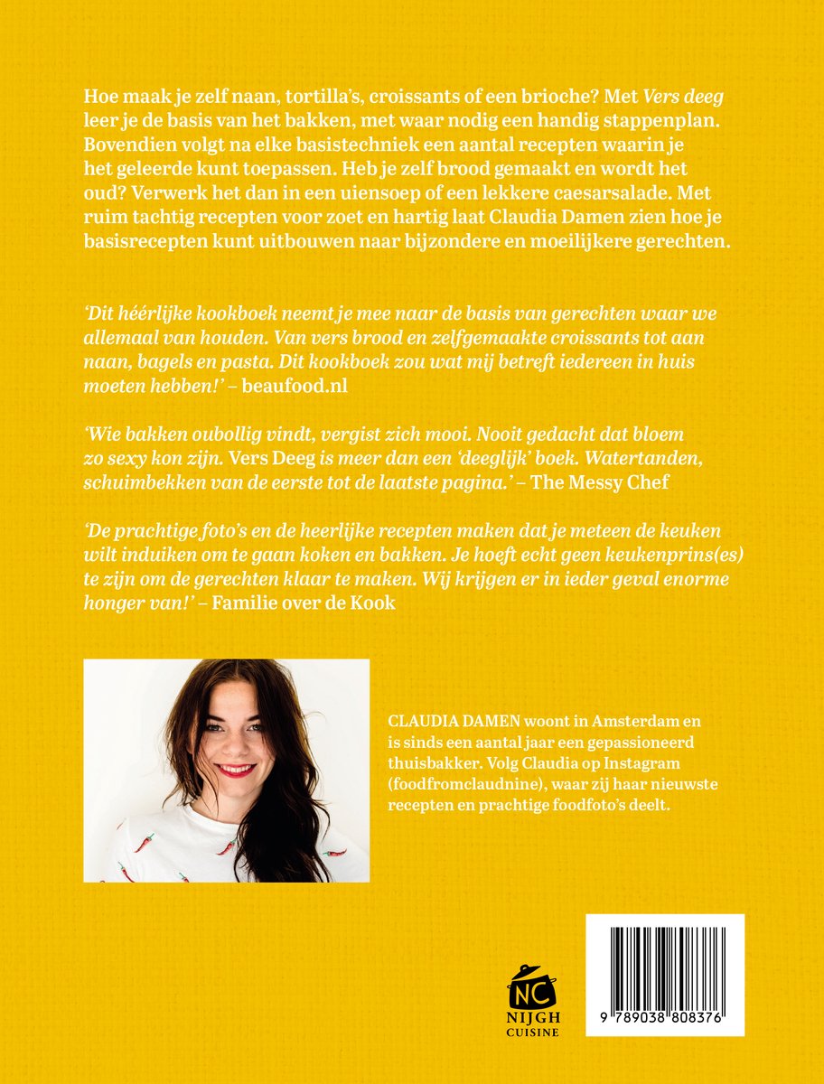 Vers deeg - back cover