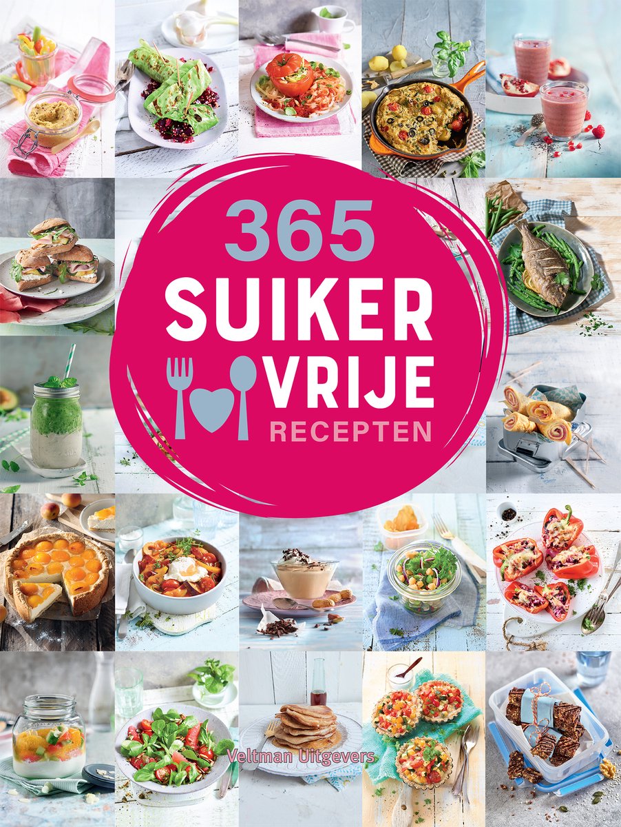 Omslag van 365 suikervrije recepten