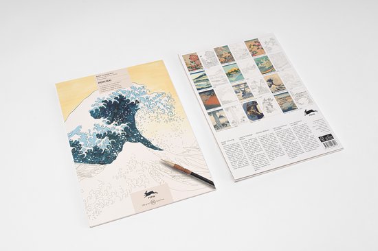 Artists' colouring book - Hokusai
