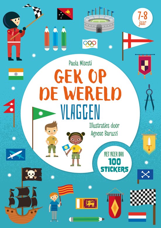 Gek op de wereld vlaggen - cover