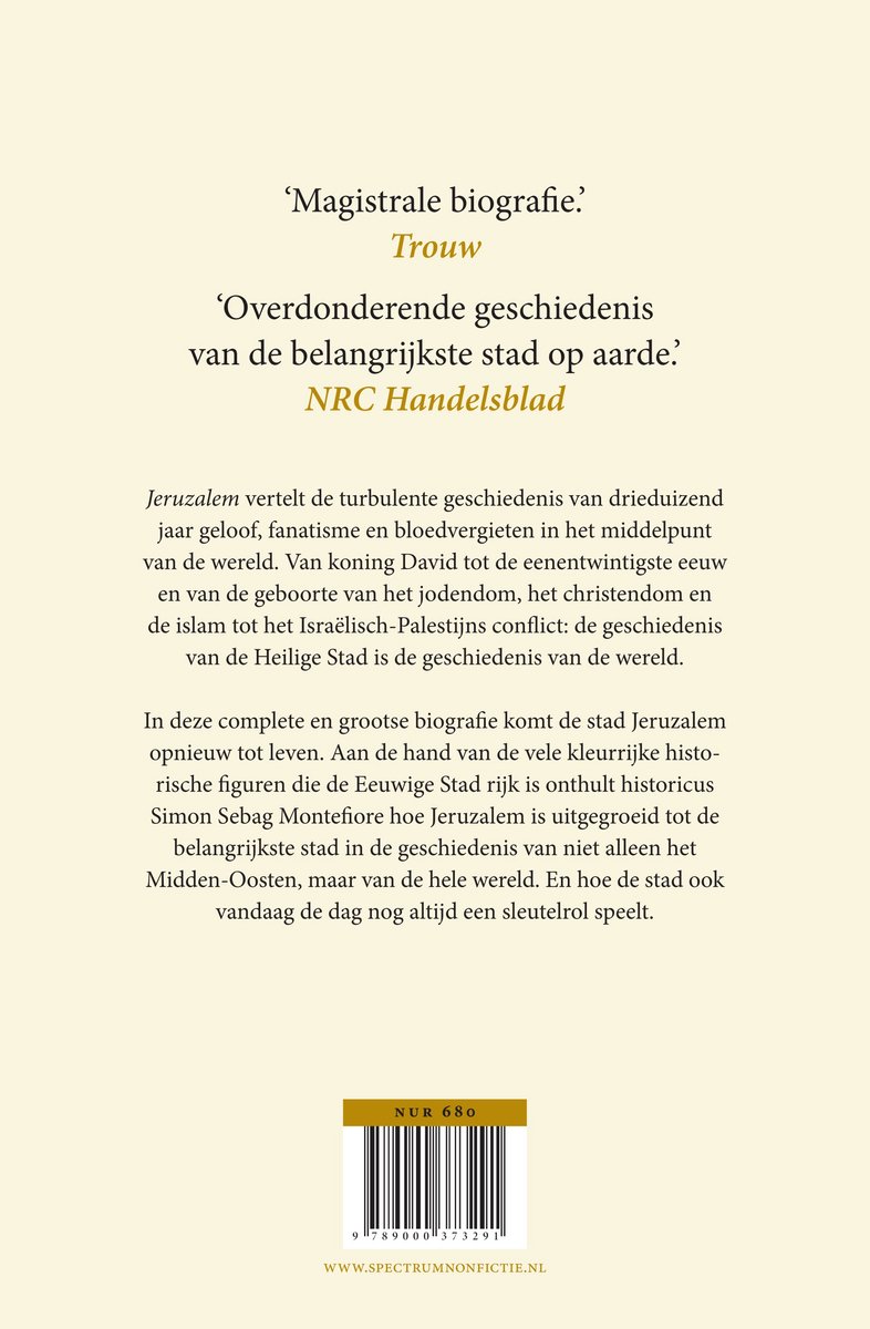 Jeruzalem - back cover