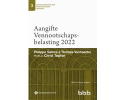 Omslag van Beroepsvereniging voor Boekhoudkundige Beroepen (BBB) - 3-Aangifte Vennootschapsbelasting 2022 (gedrukte versie)