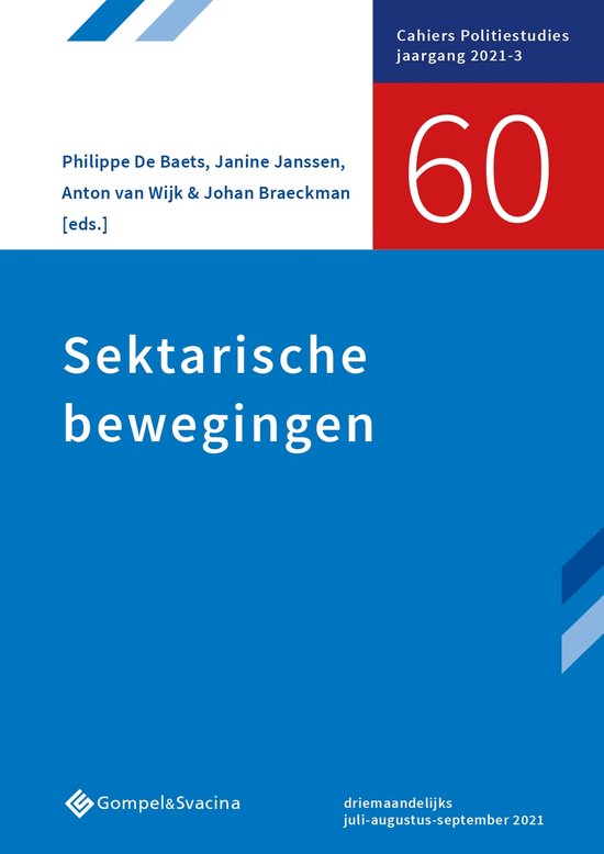 Cahiers Politiestudies nr. 60 - Sektarische bewegingen - cover