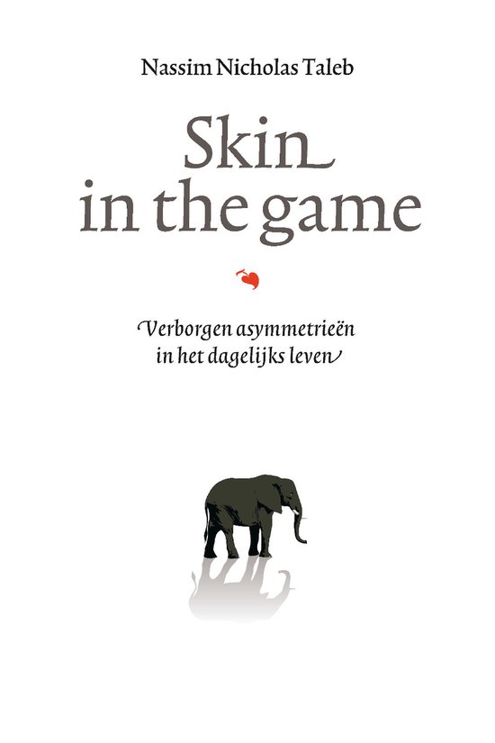 Incerto - Skin in the game - cover