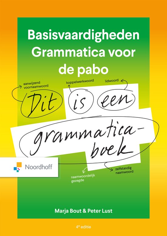 Basisvaardigheden grammatica voor de pabo - cover