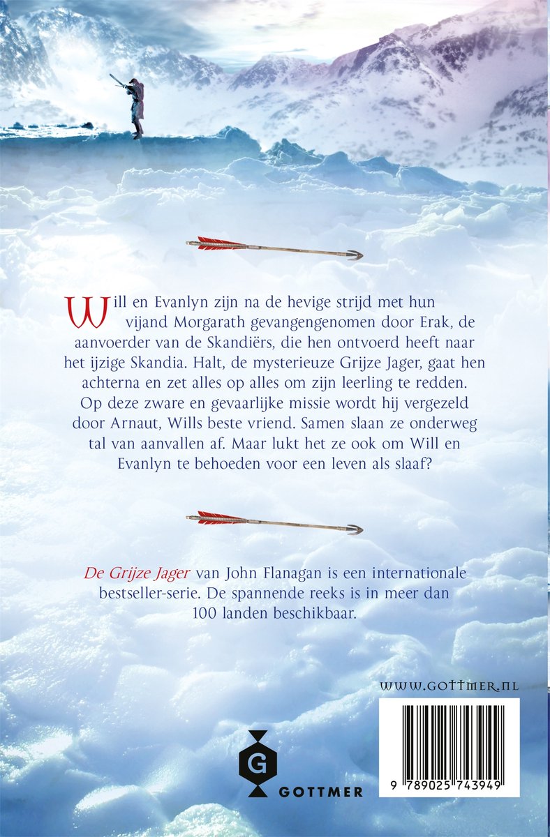 De Grijze Jager 3 - Het ijzige land - back cover