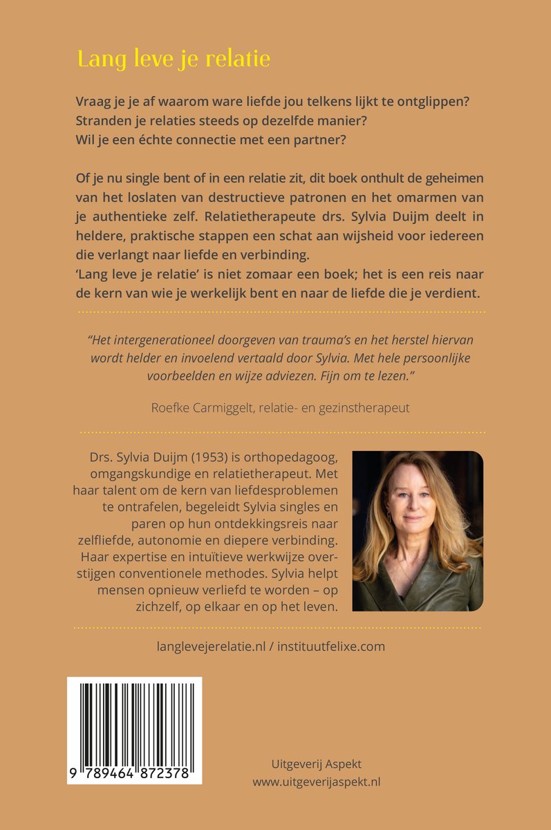 Lang leve je relatie - back cover