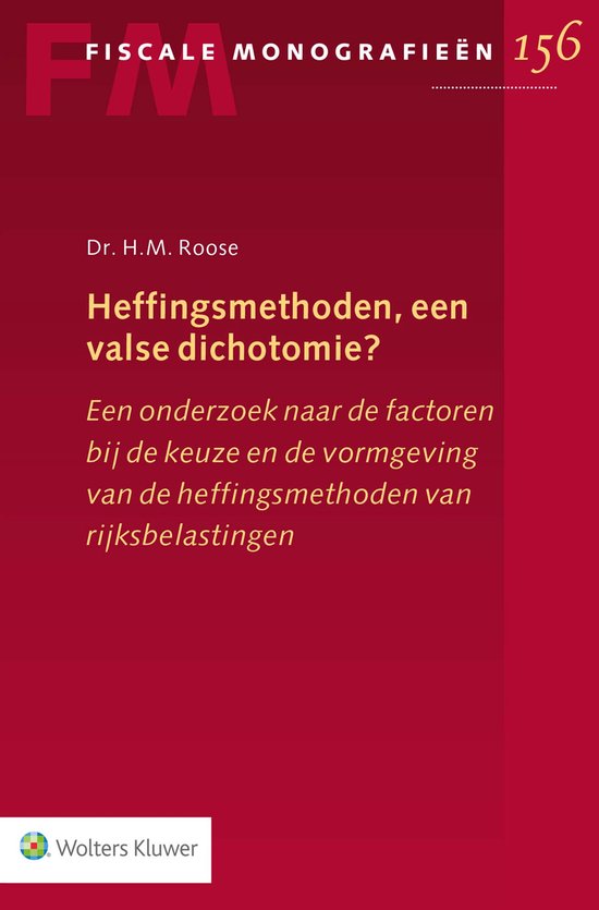Heffingsmethoden, een valse dichotomie? - cover