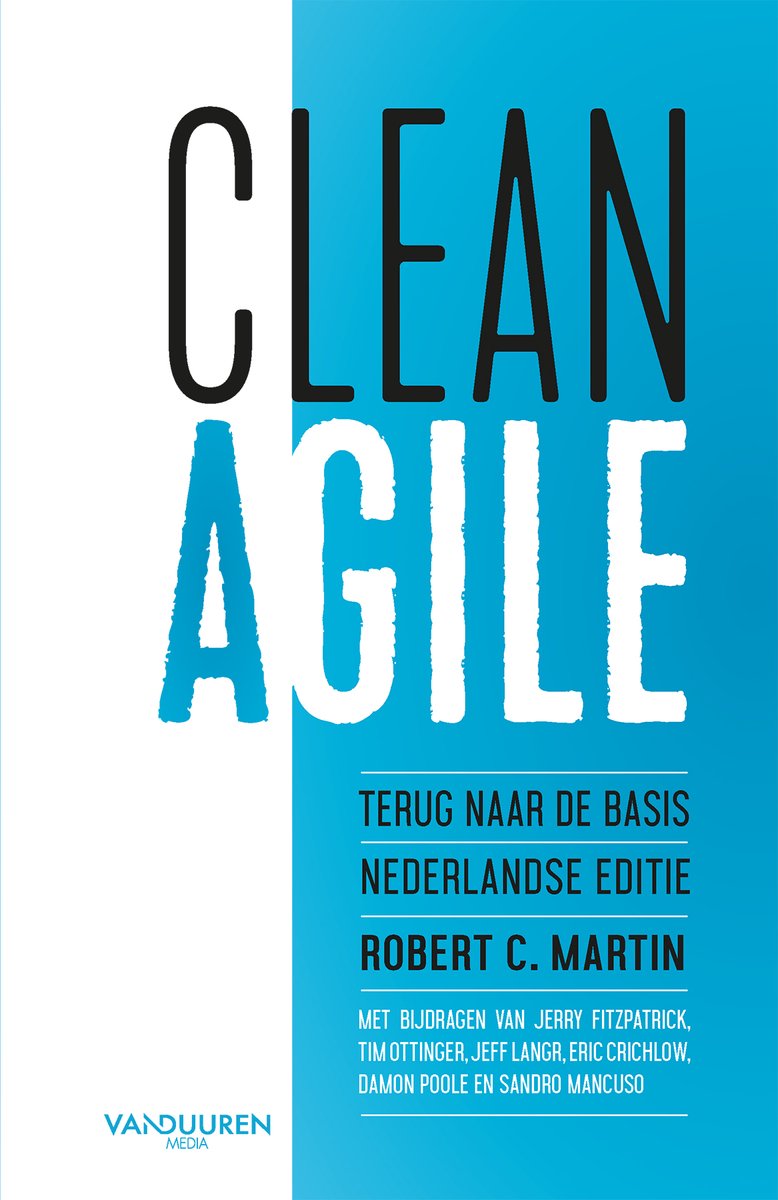 Omslag van Clean Agile, Nederlandse editie