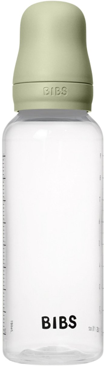 Bibs Fles - Medium Flow - 270 ml - Silicone - Sage van Merkloos — afbeelding 3