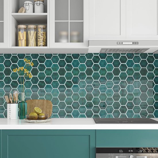 Zelfklevende Marmeren Mozaïek Muurtegels voor Keuken en Badkamer - 10