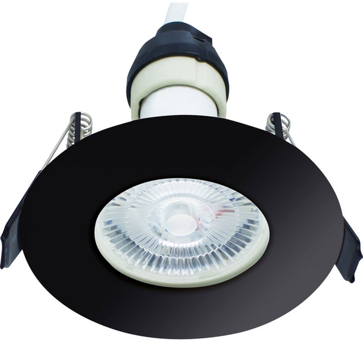 OutledTL | Dimbare IP65 LED inbouwspot - Bari - Mat Zwart - Brandwerend