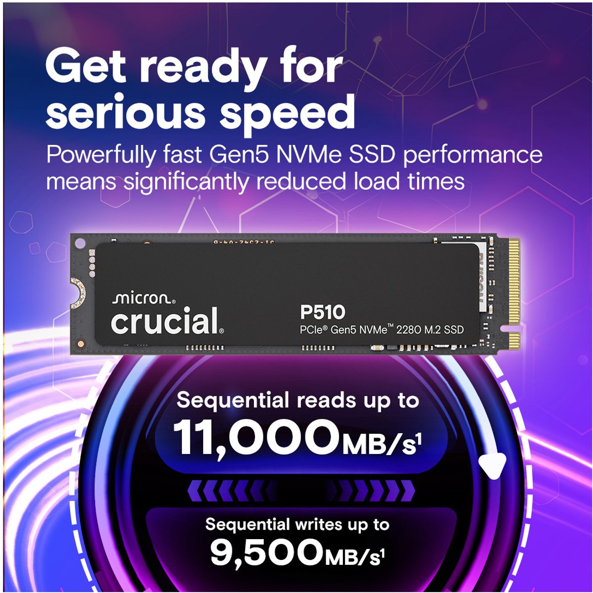 Crucial SSD P510 2TB