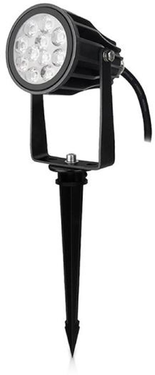 Mi-light Tuinverlichting - RGB en CCT grondspot 6W - 24 Volt - zwart - waterdicht IP66