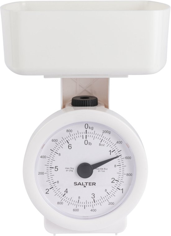 Salter mechanische keukenweegschaal 3 kg