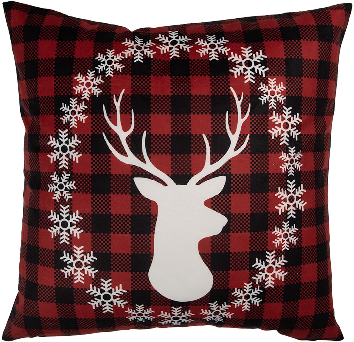 Kussenhoes 45x45 cm Rood Polyester Hert