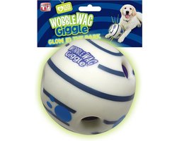 Pet's Know Best Wobble Wag Giggle Ball - Glow in the Dark - Interactief hondenspeelgoed met geluid - Batterijvrij