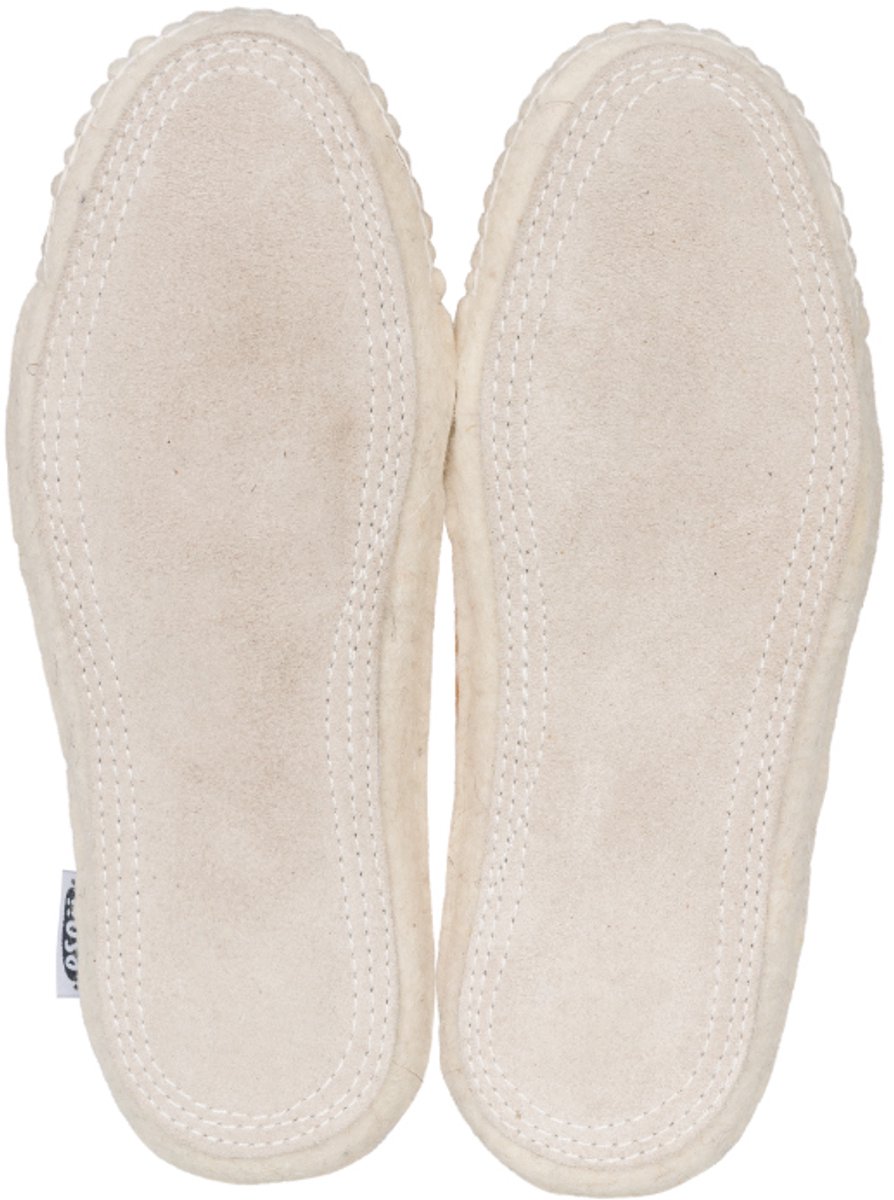 Vilten dames sloffen Stitch yellow Colour:Geel/ Ecru Size:35