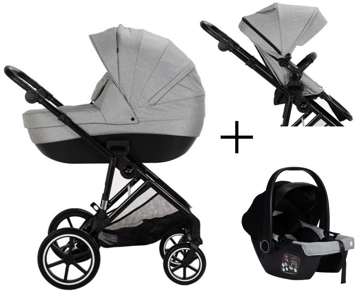 Puck Carl Kinderwagen 3-in-1 - Compact - Lichtgewicht - afbeelding 2