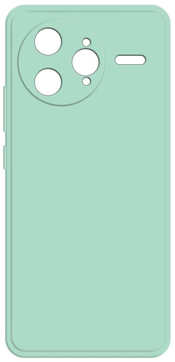 Hoesje voor Xiaomi Poco F7 Ultra - Phonesta Color Silicone Back Cover - Mintgroen