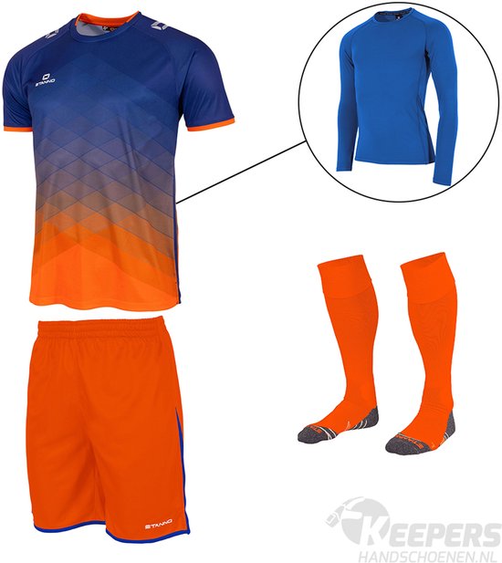 Stanno Altius Keeperstenue Oranje Blauw