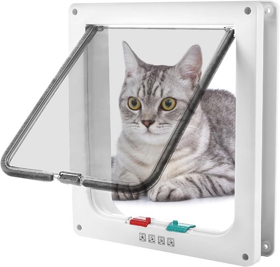 Kattenluik kattenluik binnendeur hondendeur kattendeur huisdierenluik huisdierendeur kattendeur binnendeur kattenluik grote katten voor katten en kleine hond (L