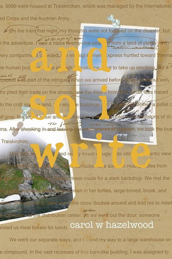 And So I Write - cover