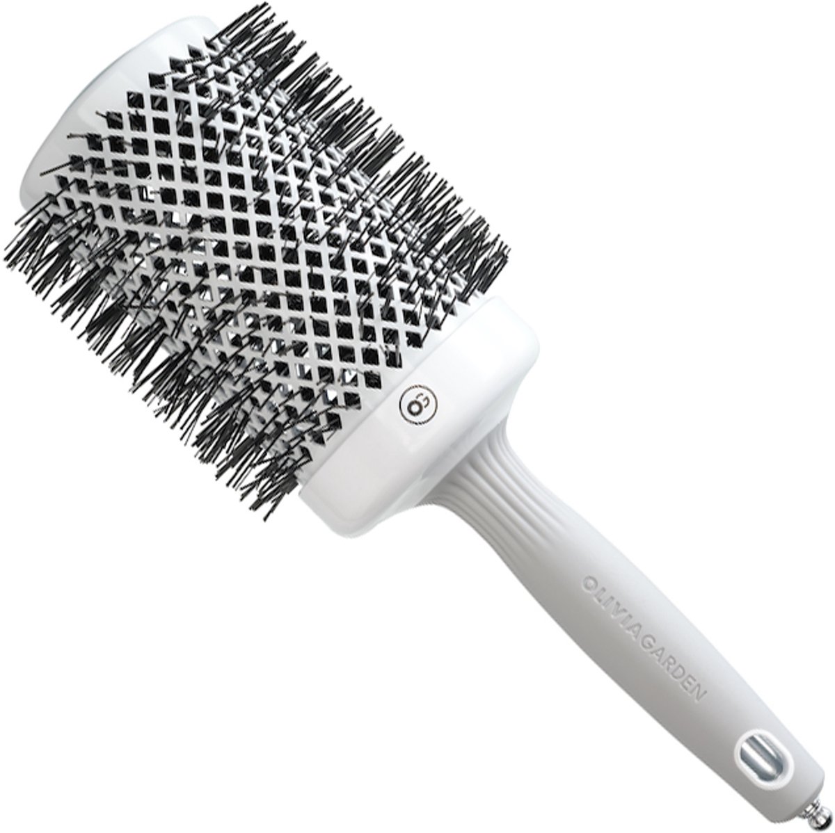 Olivia Garden Expert Blowout Shine Föhnborstel Wit-Grijs