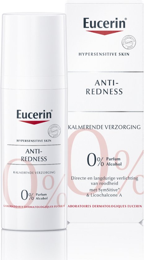 Eucerin AntiREDNESS Kalmerende Dagcreme - Corrigerende Crème - Rosacea Crème - Roodheid Gezichtscreme - 50 ml
