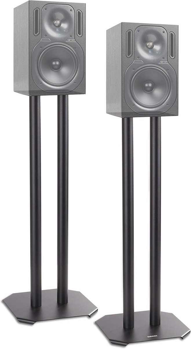 60cm Hoge Speaker Standaards voor HiFi Stereo Luidsprekers | Anti-Trilling en Vulbaar met Zand | Perfect voor Thuisbioscoop en Audiofielen