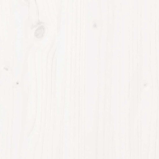 vidaXL - 8-delige - Loungeset - massief - grenenhout - wit