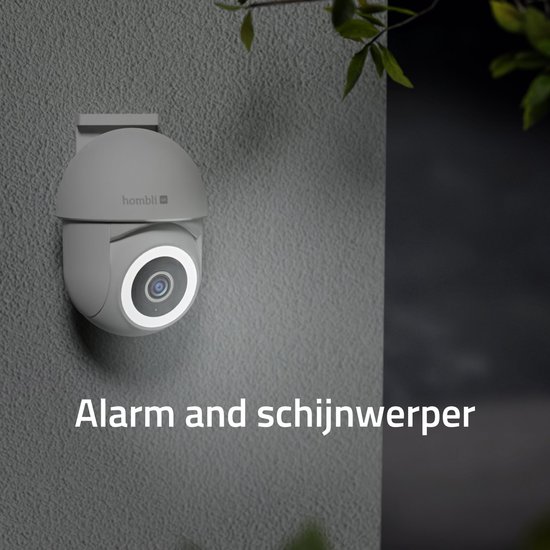 Hombli 4K Pan & Tilt - Beveiligingscamera - Bewakingscamera voor buiten - 4K - Gekleurd Nachtzicht - Volgfunctie - Wit van Hombli — afbeelding 5