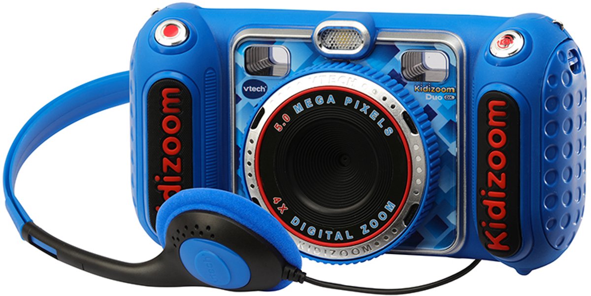 VTech KidiZoom Duo DX Camera - 10-in-1 Interactieve Speelgoedcamera - Kindercamera - Van 4 tot 10 Jaar - Blauw — afbeelding 13