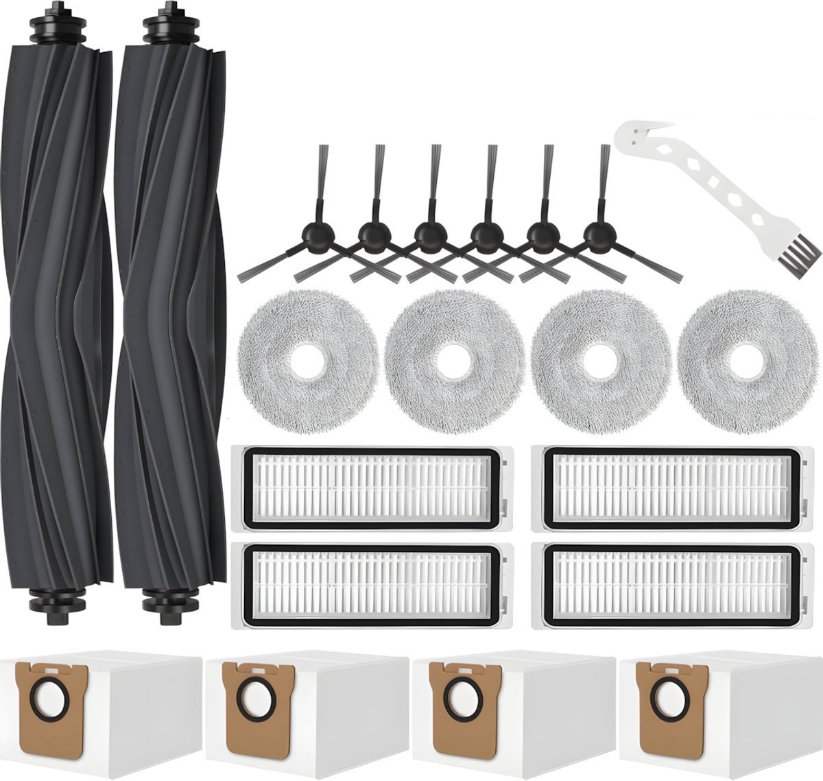 Dreame D10 Plus / D10s Plus / L10 Plus 12 stuks stofzakken accessoires, hoge capaciteit reserveonderdelen Dreame D10 Plus / D10s Plus / L10 Plus 12 stuks stofzakken accessoires, hoge capaciteit reserveonderdelen