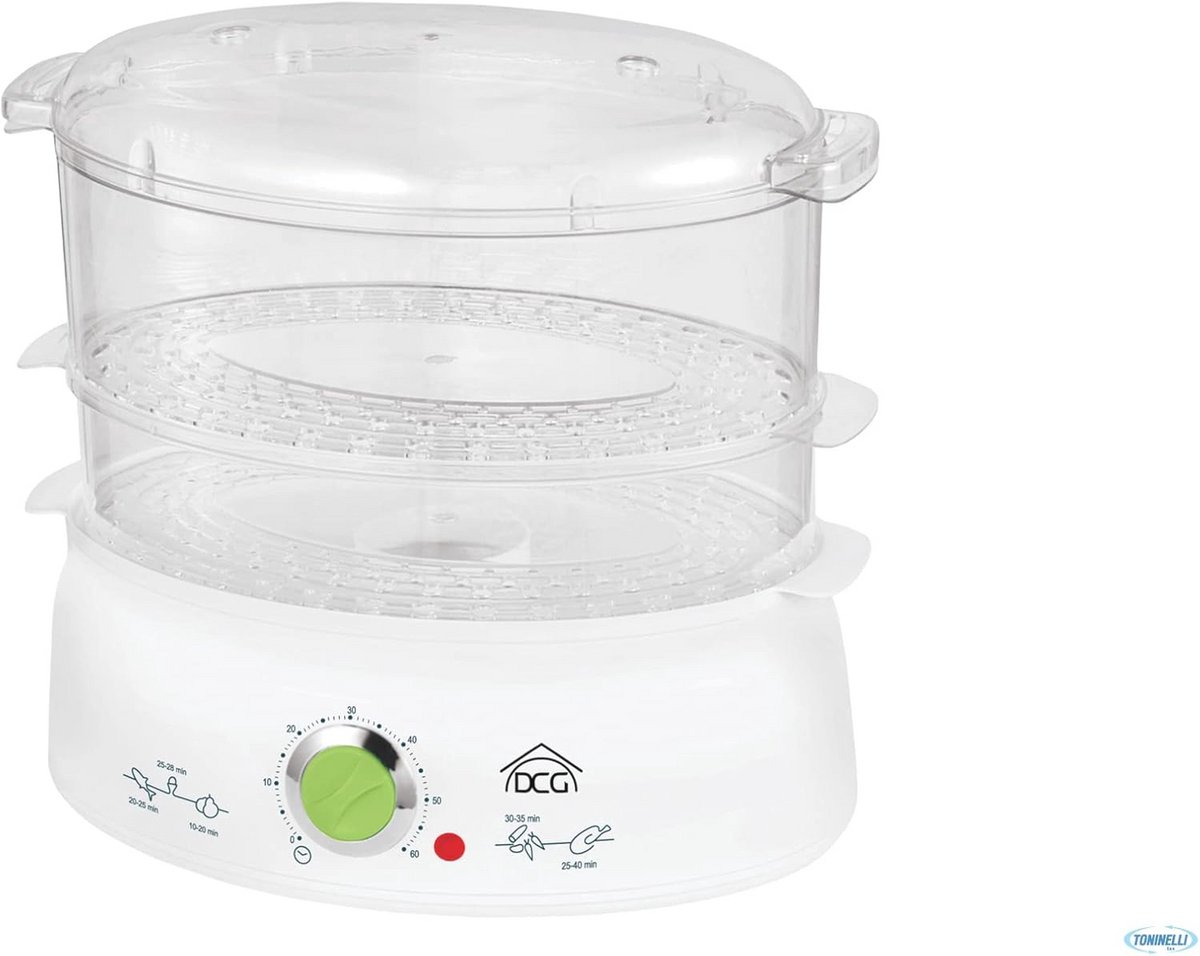 Elektrische stoomkoker 600 Watt voor gezond koken
