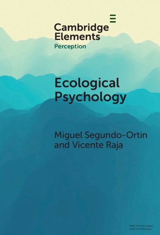 Elements in Perception - Ecological Psychology - cover