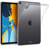 Ntech Hoes geschikt voor Apple iPad iPad Pro 11 Case Transparant SiliconenHoes geschikt voor iPadje - Back Cover