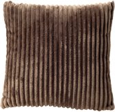 Dutch Decor MART - Sierkussen 45x45 cm - Bois flotté - Marron - Coussin intérieur inclus