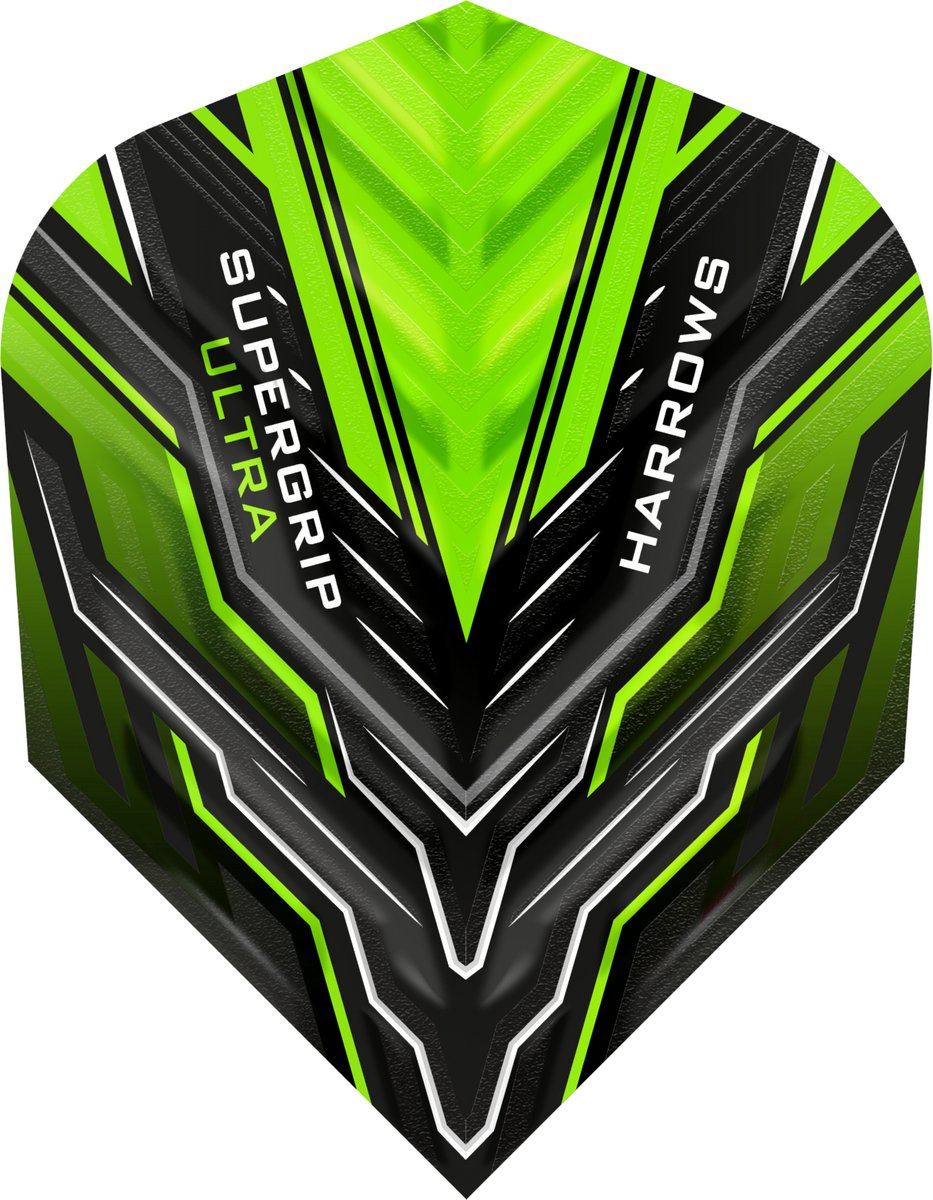 Harrows Supergrip Ultra Green - Dart Flights