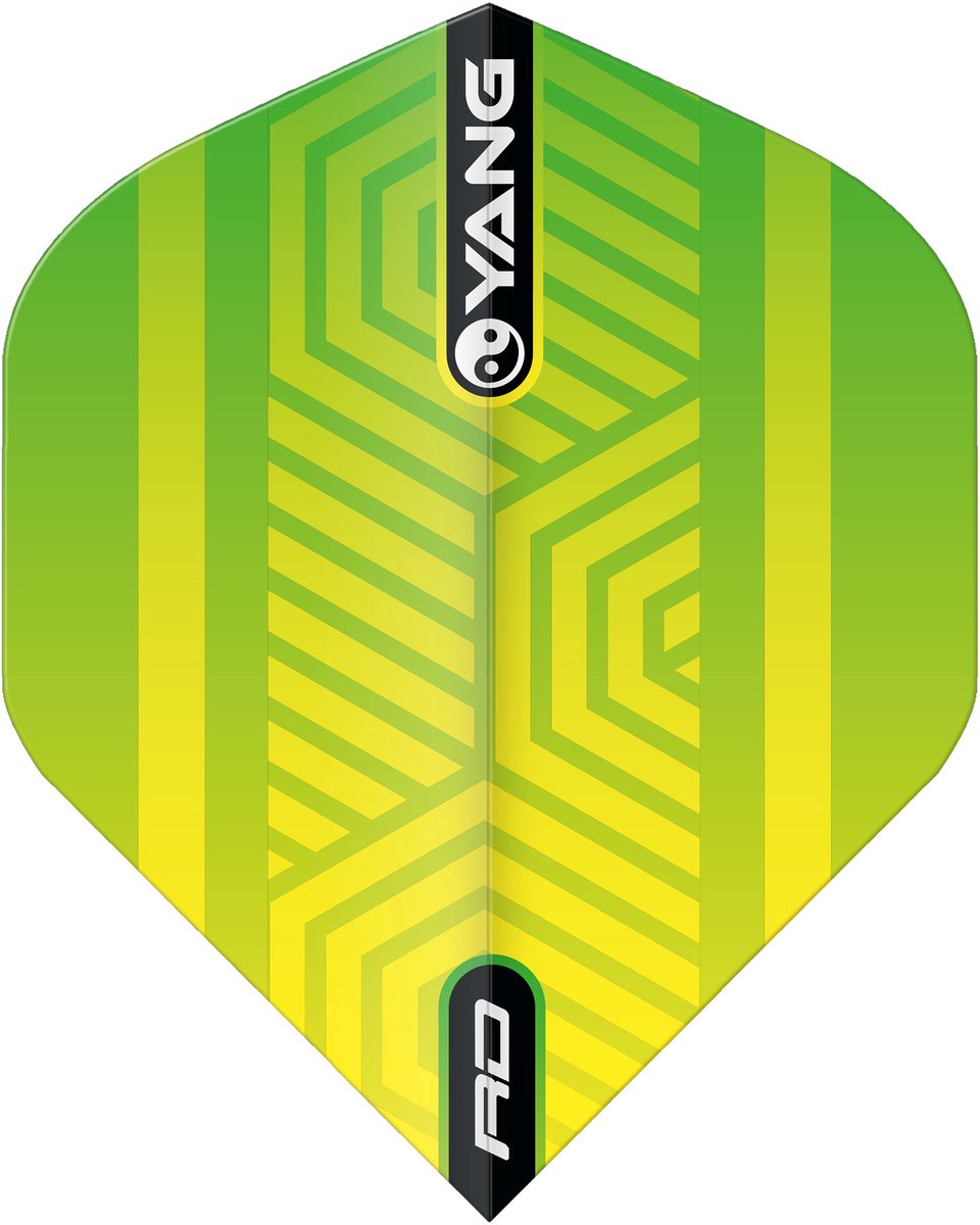 Red Dragon Yin Yang Blue Green - Dart Flights