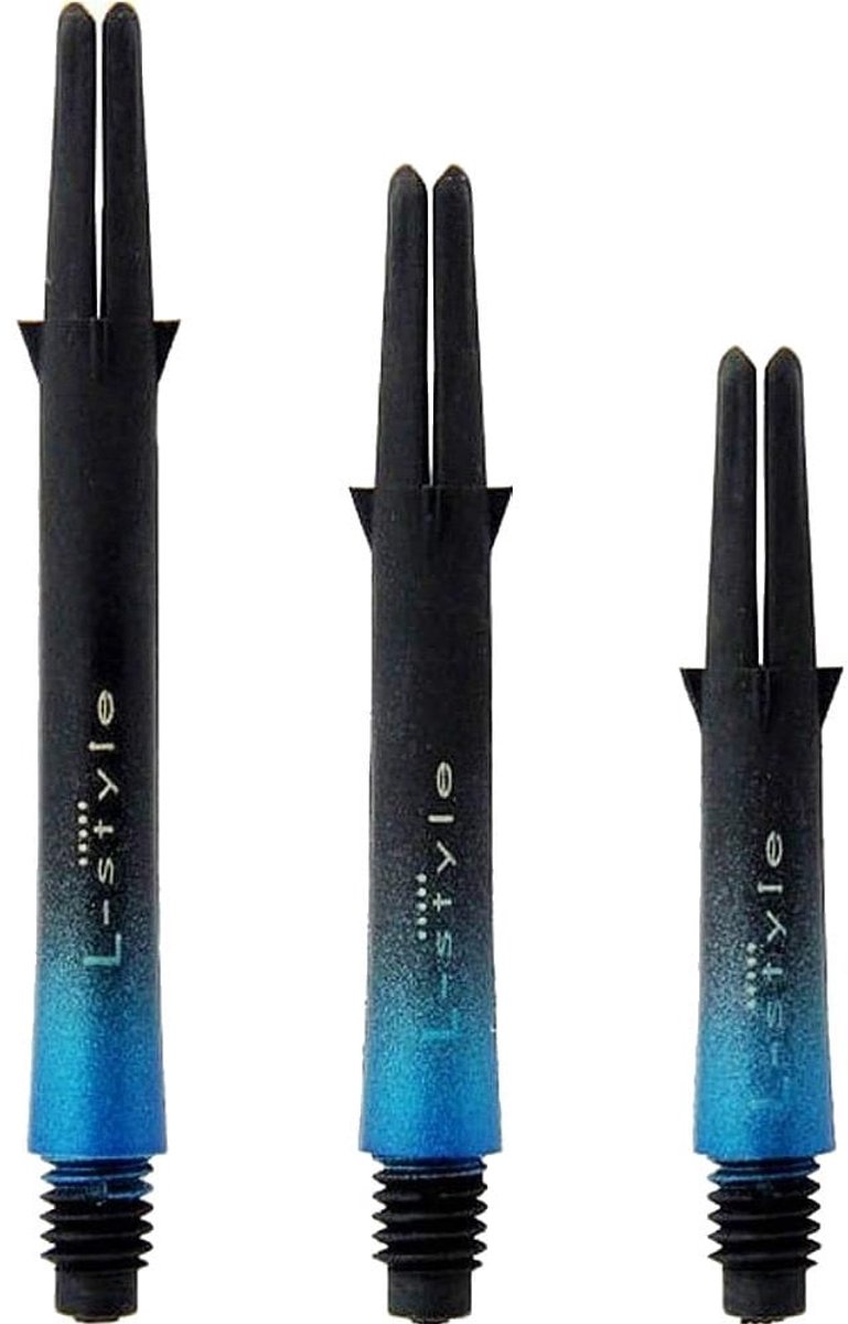 L-Style L-Shaft Locked Carbon 2-Tone Blue - Dart Shafts