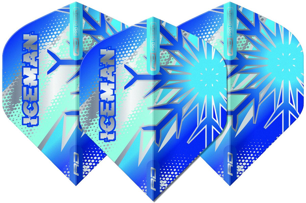 Red Dragon Gerwyn Price Hardcore Premium Blue Flake - Dart Flights