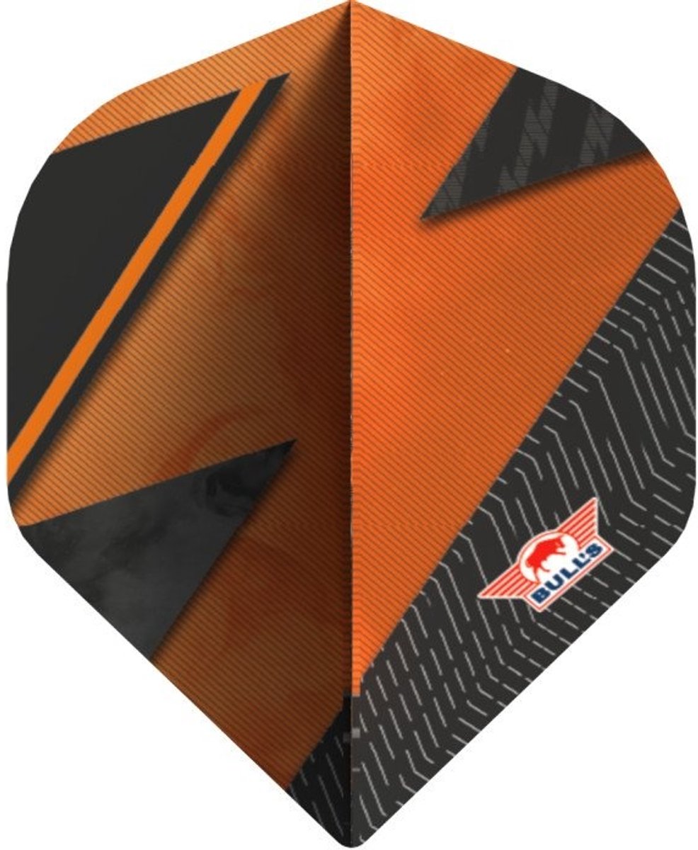 Bull's Series 100 Lightning Orange NO2 - Dart Flights
