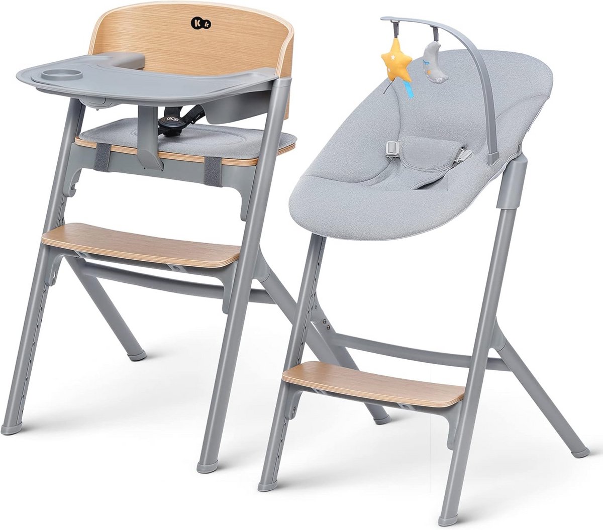 Image of 4-in-1 Kinderstoel en Wipstoeltje tot 110 kg, Minimalistisch Design voor Gezinnen