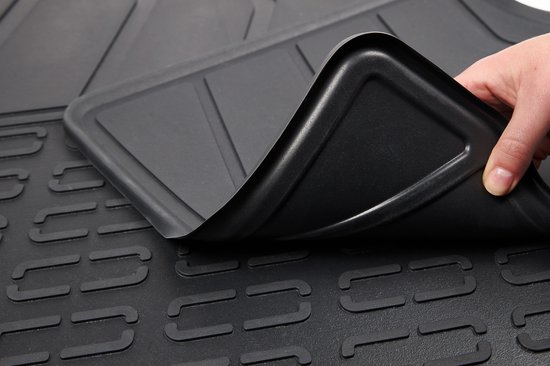 Tapis de voiture en caoutchouc pour Citroën C3 Aircross - 2025-présent - 4 pièces - Version : C3 Aircross | 5 places | Électrique