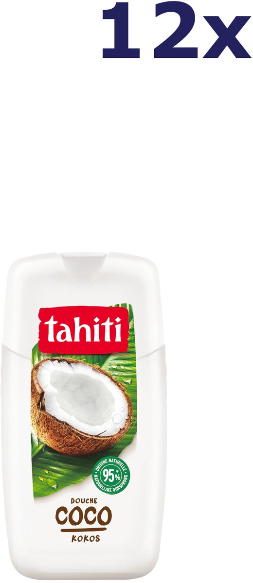 Tahiti Douchegel Kokos - 12 x 250ml - voordeelverpakking